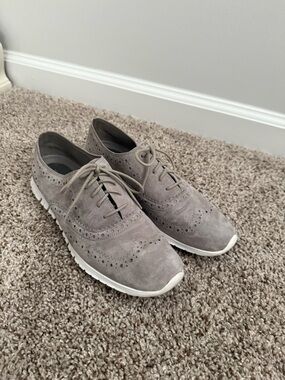 Women’s Grey Suede Cole Haan Zerøgrand 8.5